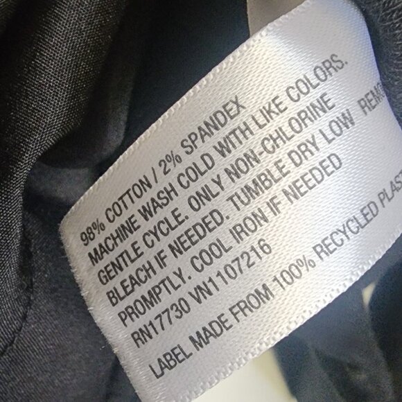 AVA & VIV Solid All Black Long Sleeve Stretchy Blazer Jacket Womens Plus Size X - Picture 6 of 6